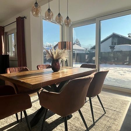 Uniqe I 95Qm I Bergblick I Garten I Bbq I Seenah Prien am Chiemsee Luaran gambar